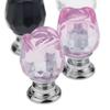 EFARMA Crystal Knobs, 5PCS 20mm Crystal Glass Furniture Handle Rose Flower Drawer Cabinet Handles and Knobs Kitchen Door Wardrobe Pull Handle (Color : Transparent) view 3