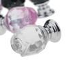 EFARMA Crystal Knobs, 5PCS 20mm Crystal Glass Furniture Handle Rose Flower Drawer Cabinet Handles and Knobs Kitchen Door Wardrobe Pull Handle (Color : Transparent) view 4