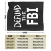 Abolish Defund The FBI Fleece Blanket 60"X50" Soft Micro for Bed Warm Comfort1 view 3