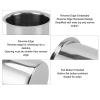 HEEPDD Stainless Steel Utensil Holder for Kitchen, Countertop Silverware Storage Rack, 5.4 x 3.4 Inch view 2