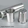 HEEPDD Stainless Steel Utensil Holder for Kitchen, Countertop Silverware Storage Rack, 5.4 x 3.4 Inch view 4