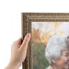 ArtToFrames 4x6 Inch Silver Picture Frame, This 1.50 Inch Custom Poster Frame is Silver Victorian Emboss - Comes with Regular Glass and Corrugated Backing (WOMOMA76266-4x6) view 1