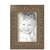 ArtToFrames 4x6 Inch Silver Picture Frame, This 1.50 Inch Custom Poster Frame is Silver Victorian Emboss - Comes with Regular Glass and Corrugated Backing (WOMOMA76266-4x6) view 3