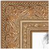 ArtToFrames 4x6 Inch Silver Picture Frame, This 1.50 Inch Custom Poster Frame is Silver Victorian Emboss - Comes with Regular Glass and Corrugated Backing (WOMOMA76266-4x6) view 4