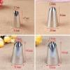 Stainless Steel Cake Piping Nozzles Large Cake Piping Tips Decorating Cake Piping Cupcake Icing Nozzles view 2