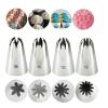 Stainless Steel Cake Piping Nozzles Large Cake Piping Tips Decorating Cake Piping Cupcake Icing Nozzles view 3