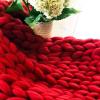 Amunpitic Chunky Knit Blankets, Knitted Blanket Soft, Chenille Chunky Knit Blanket Throw, Chunky Knit Throw Blanket, Handmade Knitted Weighted Blanket, for Bed & Sofa, Machine Washable view 4