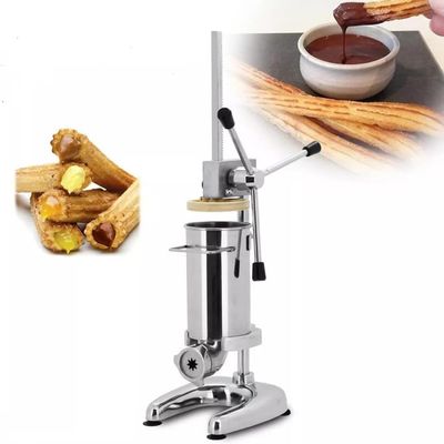 CHRISK Commercial Maker Spanish Donuts Maker Vertical Stainless Steel Machine with Manual Control, for Home Restaurants,3L