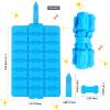 2 PCS Silicone Molds,Dog Treat Molds for Baking,Non-Stick Gummy Molds,Silicone Dog Bone Molds for Chocolate, Candy,Pudding, Jelly,Ice Cube,Biscuits,Puppy Dog Treats Mold view 2