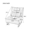 Accent Chair TV Chair Living Room Chair,Lazy Recliner Comfortable Fabric Leisure SofaModern High Back ArmchairBalcony Study, Reading Corner Chair view 2