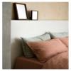 Bed, 100% Linen Duvet Cover Set, 3 Piece Belgian Flax Breathable Bedding, Queen Size with Tie Closure Style view 2