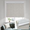 MiLin No Tools No Drill Cordless Roller Shades 100% Blackout Roller Windows Shades Thermal Insulated Reduce Noise Privacy Window Rolling Blinds for Home and Office (Taupe Grey, 31" W x 48" H) view 1