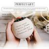 Pavilion Gift Company - A Little Bit of Heaven in Our Home - 4" Round Tealight Terracotta Candle Holder with Metal Lid in Memory Loss of Loved One Remembrance Bereavement Grief Funeral Gift view 3