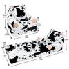 QIUODO Toddler Chair with Faux Rabbit Fur  2-in-1 Foldable Kids Couch, Soft Sofa for Reading, Bedroom or Playroom Use, Ages 1-3Cow view 3