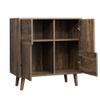 Sideboard, with Four Storage Spaces, Restaurant Sideboard, Entrance Channel Basement, Bedroom and Living RoomEspresso view 4
