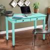 43.3'' Computer Board Desk with 2 Drawers - Mint view 3
