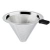 Pour Over Coffee Dripper Slow Drip Paperless Coffee Filter, Double Mesh Stainless Steel Pour Over Coffee Maker for Single Cup Brew Reusable Cone Filter, Coffee Drip Cone, Fine Mesh Strainer(1-2 Cup) view 1