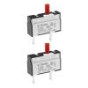 Create idea 2pcs Circuit Overload Protection Switch Manual Reset Switch Push-to-Reset Thermal Circuit Breaker Switch 914266-01 2A 125/250V Compatible with Dyson DC25 view 1