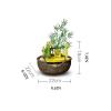 FEELIN Tabletop Waterfall Fountain Desktop Fountain Indoor Waterfall Feature Creative Tabletop Water Fountain - Calming and Relaxing Water Sound Water Fountains Indoor view 2