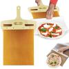 Rusopobe Sliding Pizza Peel, Pizza Paddle Spatula Oven Accessory for Transferring and Serving - Wood Pizza Cutting Board for Cheese Bread Fruit Vegetabl(A,30 * 55cm) view 1