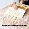 Rusopobe Sliding Pizza Peel, Pizza Paddle Spatula Oven Accessory for Transferring and Serving - Wood Pizza Cutting Board for Cheese Bread Fruit Vegetabl(A,30 * 55cm) view 4