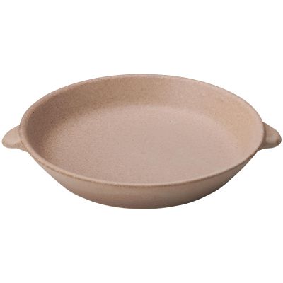 aito Seisakusho 111168 Kitchen Tools Au Gratin Dish, Heat Resistant, Oven Safe, Approx. 7.5 x 6.7 inches (19 x 17 cm), Microwave Safe, Brown, Mino Ware, Microwave, Dishwasher Safe, Made in Japan