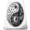 Yioniii Yin and Yang Ornament On Pattern Pattern Bathroom TowelsAbsorbent Soft Fingertip Towels for Home Shower Swim Pool Beach Spa Gym Yoga Travel27.5x16in view 1