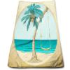 Yioniii Tree with Swing Hanging from It On Beach Pattern TowelSoft Absorbent Decorative Bath Towel for Bathroom Gym Hotel Home27.5x16in view 1