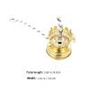 Garneck Vintage Kerosene Oil Lamp Burner - Oil Lamp Head Wick Regulator - Oil Lamp Part Replacement AdjustableBurner with Cotton Lamp Wick, 3.6X3.6X4.2CM, Golden, D16832IIM14BQI6C view 2