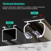 Ceiling Curtain Track Room Divider Hospital Curtain White Aluminum Curtain Track System, Curtain Slider Pole, Not Bendable Curtain Rod Rail for Bedroom/Gazebo/Office, Heavy Duty Room Divider Rods ( Co view 4