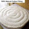 SORECI Soft and Fluffy Round Mattress Topper - Quilted Comfort Pad with 100% Thick Cotton Fill for Healthy Kids Sleeping - Removable and Reversible,5kg-Diameter230cm(91inch) view 3