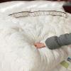 SORECI Soft and Fluffy Round Mattress Topper - Quilted Comfort Pad with 100% Thick Cotton Fill for Healthy Kids Sleeping - Removable and Reversible,5kg-Diameter230cm(91inch) view 4