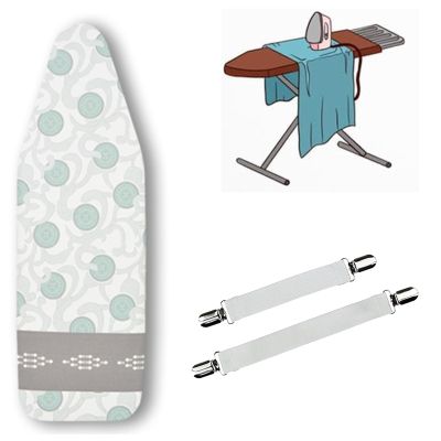 40.9x18.1in Ironing Board Covers, Elasticated Ironing Board Cover, Replacement Ironing Board Cover with Extra Thick Pad, Iron Cover Replacement Ironing Board Cover, Comes with Bungee Cord (Color : J