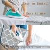 40.9x18.1in Ironing Board Covers, Elasticated Ironing Board Cover, Replacement Ironing Board Cover with Extra Thick Pad, Iron Cover Replacement Ironing Board Cover, Comes with Bungee Cord (Color : J view 2