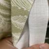 Green Linen Curtains 96 Inches Long for Living Room 1 Panel Pinch Pleated 60% Blackout Boho Drapes Floral Farmhouse Sage Green Curtain 96 Inch Length for Christmas Decor Dining Room Bedroom 72*96 view 4