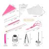 WAGLOS 83pcs/set Piping Tips Cake Piping Nozzles Decorating Cake Piping Tools Kit Icing Nozzles Baking Frosting Tips Nozzles view 2