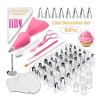 WAGLOS 83pcs/set Piping Tips Cake Piping Nozzles Decorating Cake Piping Tools Kit Icing Nozzles Baking Frosting Tips Nozzles view 3