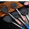304 stainless steel non-stick pan silicone spatula colander frying spatula thickened high temperature resistant kitchen household full set of kitchenware view 1