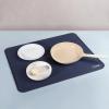 Extra Large 30 x 24 Inch Silicone Dish Drying Mat for Dish Drying Rack, Easy Clean Silicone Drying Mat for Kitchen Counter, Non-Slip Dish Drain Mat , Heat Resistant Silicon Dish Mat, Navy Blue, SAPID view 1