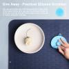 Extra Large 30 x 24 Inch Silicone Dish Drying Mat for Dish Drying Rack, Easy Clean Silicone Drying Mat for Kitchen Counter, Non-Slip Dish Drain Mat , Heat Resistant Silicon Dish Mat, Navy Blue, SAPID view 2