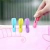 BE-TOOL 60 Pcs Windproof Clip with Basket Portable Clip for Greeting Card Small Clothes Pegs for Socks Towels Underwear Clothespin (Purple+Green) view 4