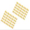 DIGITUS Colour Clips for RJ45 Patch Cables - Colour Organization of Network Cables - to Improve Cable Management - 100 Pieces - for CAT 5e, CAT 6 & CAT 6A LAN Cables - AWG 24/7 to 27/7 - Yellow view 1