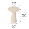 CHBMZ Metal End Table, Round Side Table, Small Coffee End Table Multipurpose Side Table, Coffee Snack Table for Small Space, Living Room, Bedroom (Color : B) view 2