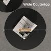 CHBMZ Metal End Table, Round Side Table, Small Coffee End Table Multipurpose Side Table, Coffee Snack Table for Small Space, Living Room, Bedroom (Color : B) view 4