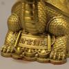 burid Pure Copper Dragon Turtle Sculpture Crafts Office Statue Dragon Turtle Auspicious Beast Living Room Store Decoration Gift, 13*7.5*10CM0.6KG view 3