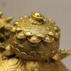 burid Pure Copper Dragon Turtle Sculpture Crafts Office Statue Dragon Turtle Auspicious Beast Living Room Store Decoration Gift, 13*7.5*10CM0.6KG view 4