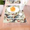 1 PVC Placemats Set Place Mats Birds Vintage Art Non-Slip Weave Place Mats 12" x 18" Farmhouse Table Mat Set for Family Dinners Wedding Parties view 3