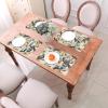 1 PVC Placemats Set Place Mats Birds Vintage Art Non-Slip Weave Place Mats 12" x 18" Farmhouse Table Mat Set for Family Dinners Wedding Parties view 4