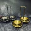 Fockety Spoon Rest Holder, Stainless Steel Vertical Lid and Spoon Rest Soup Spoon Rest Cooking Utensils Stand Soup Ladle Holder for Kitchen Cookware Hot Pot Fast Food Restaurant Decor view 3