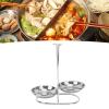Fockety Spoon Rest Holder, Stainless Steel Vertical Lid and Spoon Rest Soup Spoon Rest Cooking Utensils Stand Soup Ladle Holder for Kitchen Cookware Hot Pot Fast Food Restaurant Decor view 4